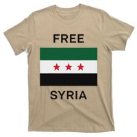 Free Syria New Syrian Flag Syria Freedom Celebration T-Shirt