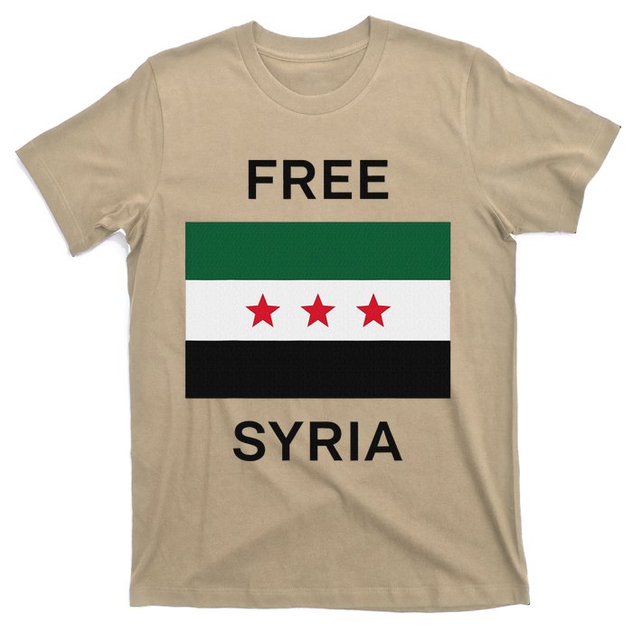 Free Syria New Syrian Flag Syria Freedom Celebration T-Shirt