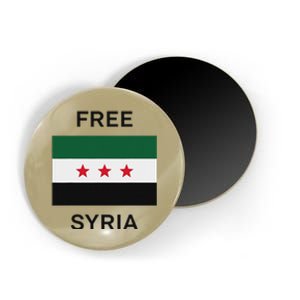 Free Syria New Syrian Flag Syria Freedom Celebration Magnet