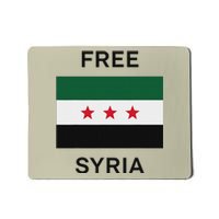 Free Syria New Syrian Flag Syria Freedom Celebration Mousepad