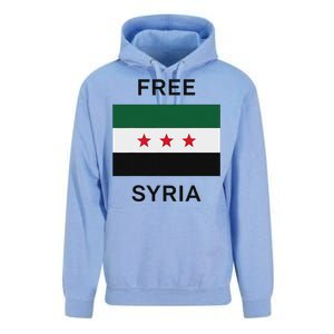 Free Syria New Syrian Flag Syria Freedom Celebration Unisex Surf Hoodie