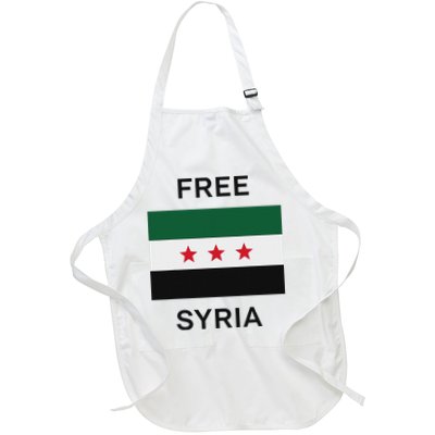 Free Syria New Syrian Flag Syria Freedom Celebration Apron