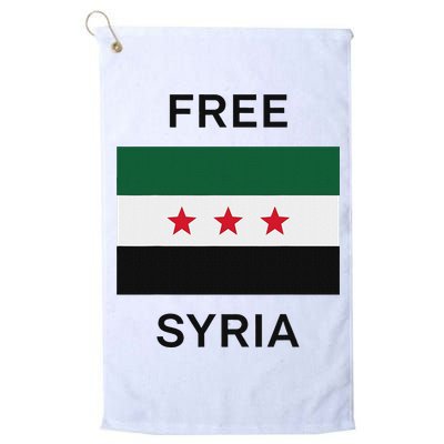 Free Syria New Syrian Flag Syria Freedom Celebration Golf Towel