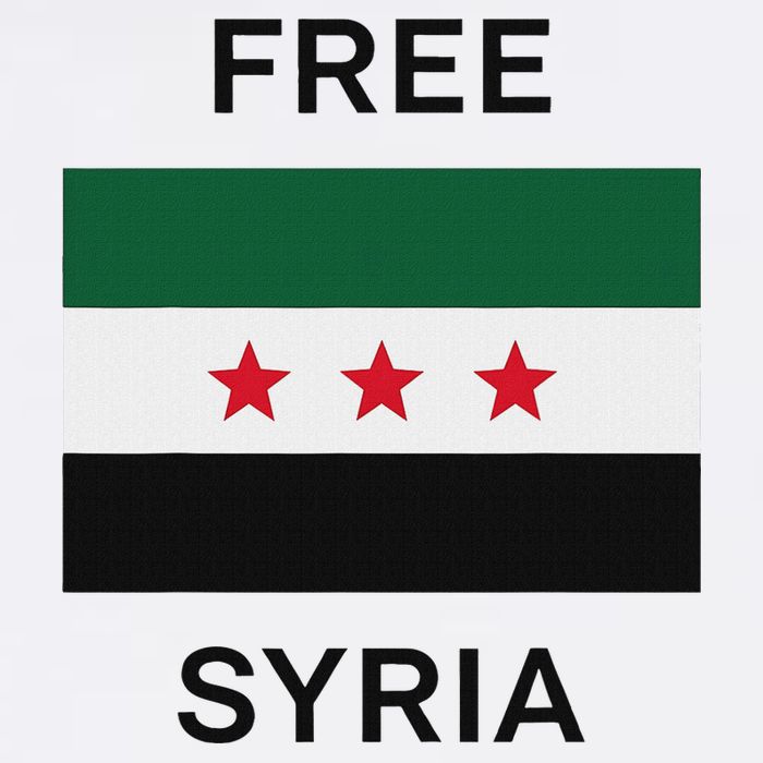 Free Syria New Syrian Flag Syria Freedom Celebration Toddler T-Shirt