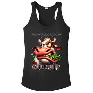 Funny Sarcastic Not My Pasture Not My Bullshit Gift Ladies PosiCharge Competitor Racerback Tank