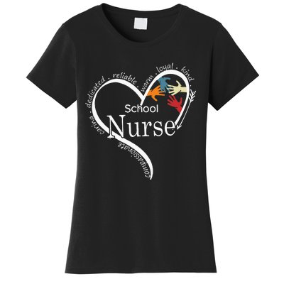 Funny School Nurse Graphic Tops Back To School Gift Women's T-Shirt