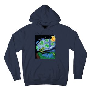 Frog, Starry Night Cat Tee, Van Gogh Frog Gift, Frog Hoodie