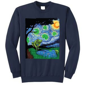 Frog, Starry Night Cat Tee, Van Gogh Frog Gift, Frog Sweatshirt