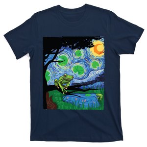 Frog, Starry Night Cat Tee, Van Gogh Frog Gift, Frog T-Shirt