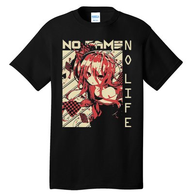 funny Shiro No Game No Life Anime Tall T-Shirt