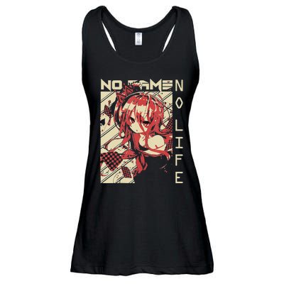 funny Shiro No Game No Life Anime Ladies Essential Flowy Tank