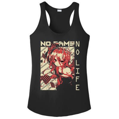 funny Shiro No Game No Life Anime Ladies PosiCharge Competitor Racerback Tank