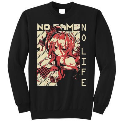 funny Shiro No Game No Life Anime Tall Sweatshirt