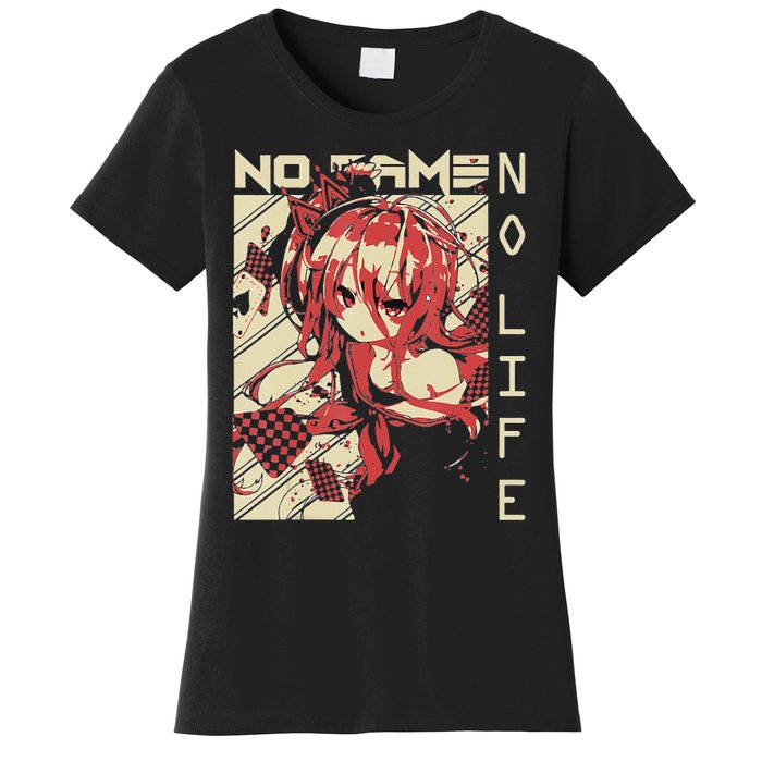 funny Shiro No Game No Life Anime Women's T-Shirt