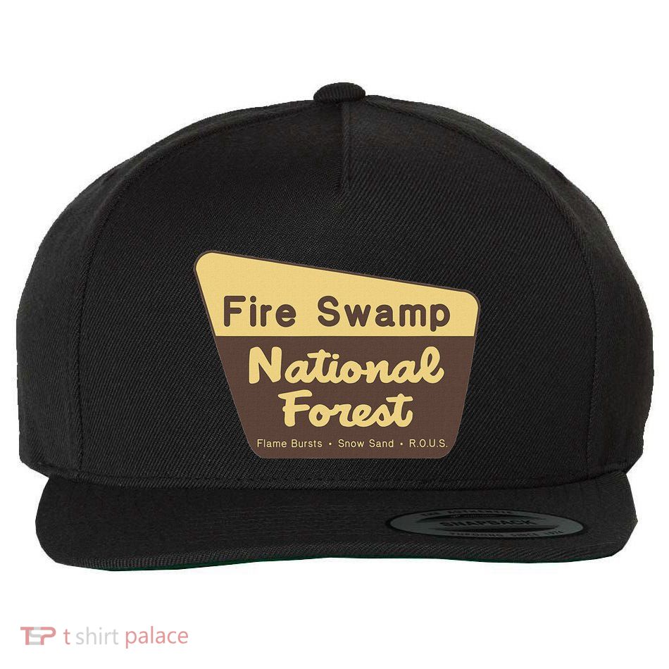 Fire Swamp National Forest Wool Snapback Cap