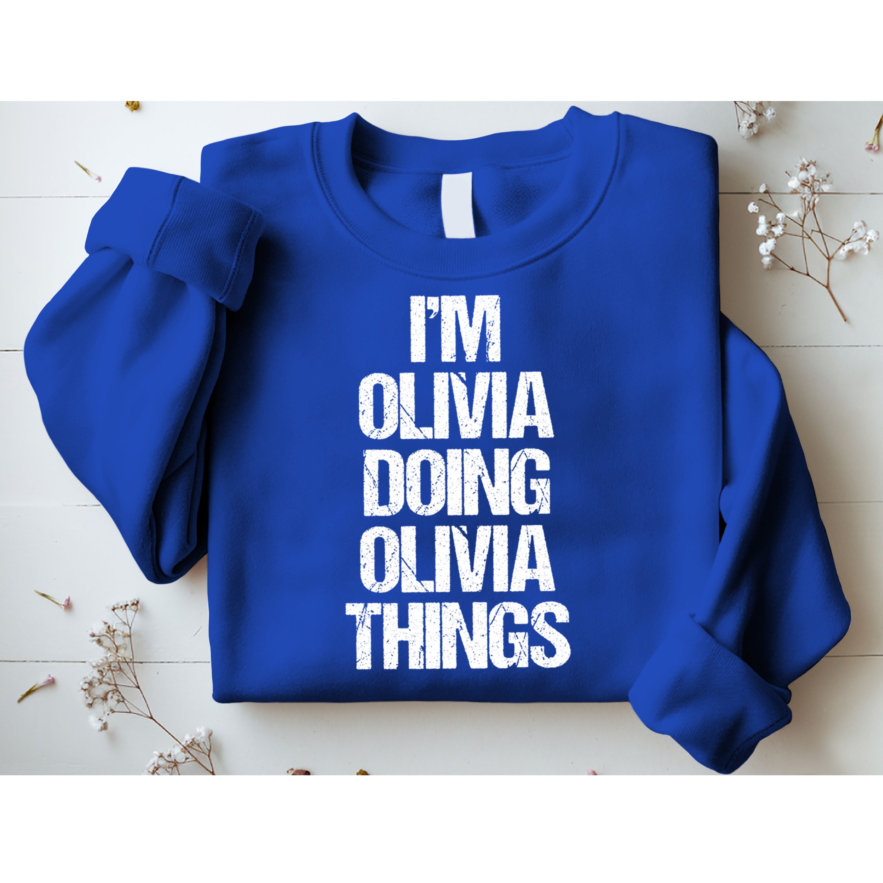 Funny Saying Name Olivia Cute Gift Sweatshirt