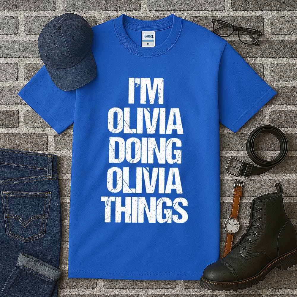 Funny Saying Name Olivia Cute Gift Tall T-Shirt