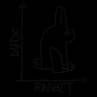 Funny Science Nerd Duck Rabbit Physics Math Geek 16 in Basic Backpack