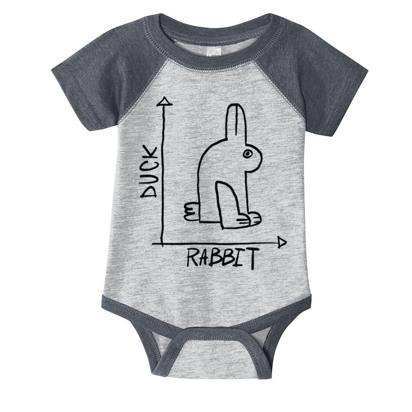 Funny Science Nerd Duck Rabbit Physics Math Geek Infant Baby Jersey Bodysuit