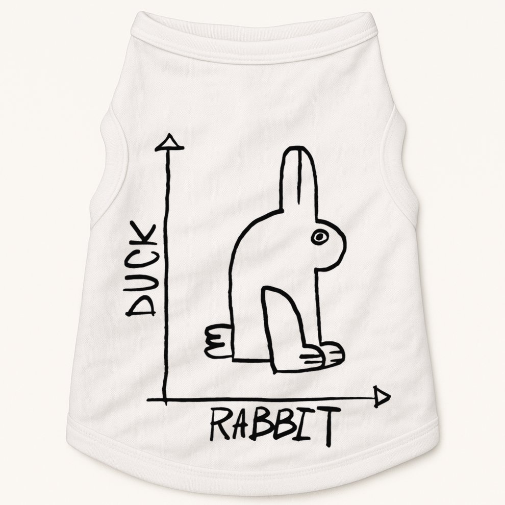 Funny Science Nerd Duck Rabbit Physics Math Geek Doggie Tank