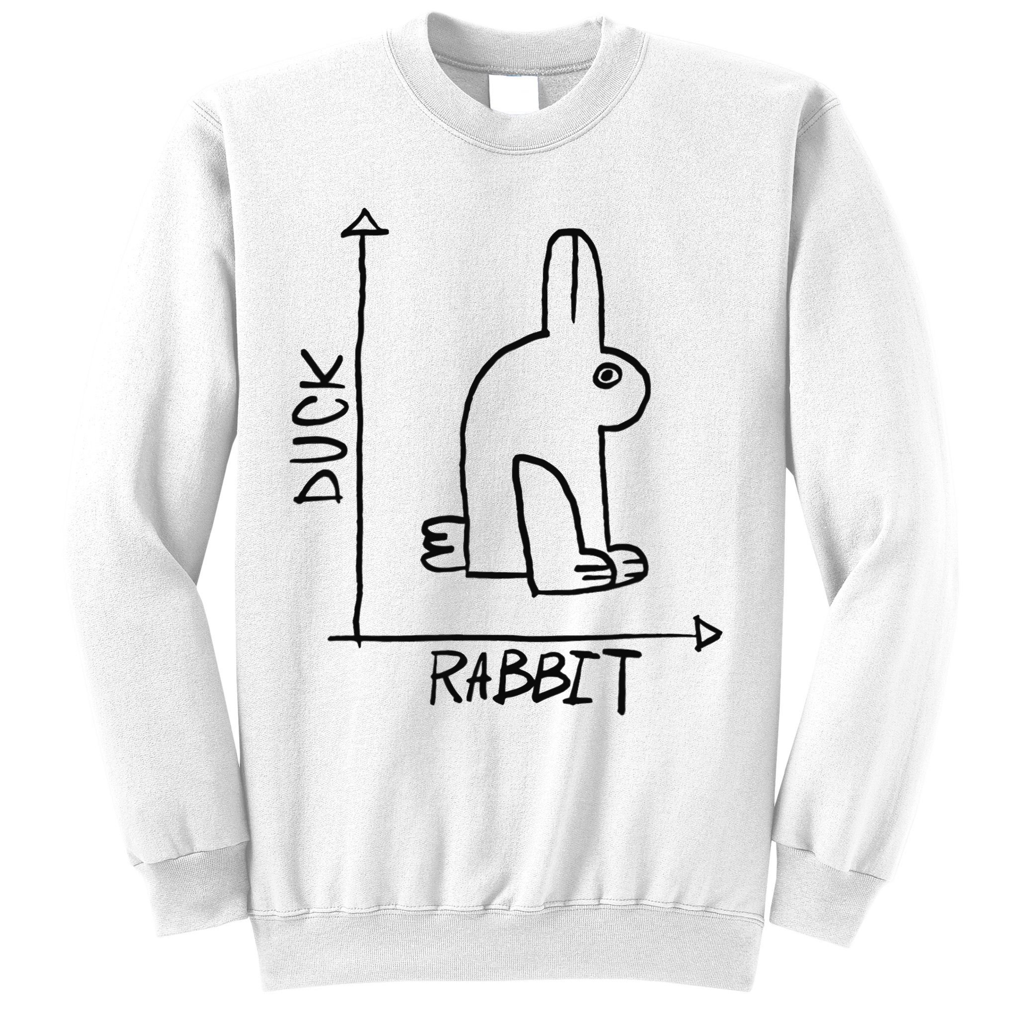 Funny Science Nerd Duck Rabbit Physics Math Geek Sweatshirt
