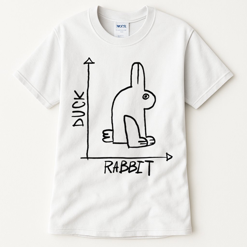 Funny Science Nerd Duck Rabbit Physics Math Geek Tall T-Shirt