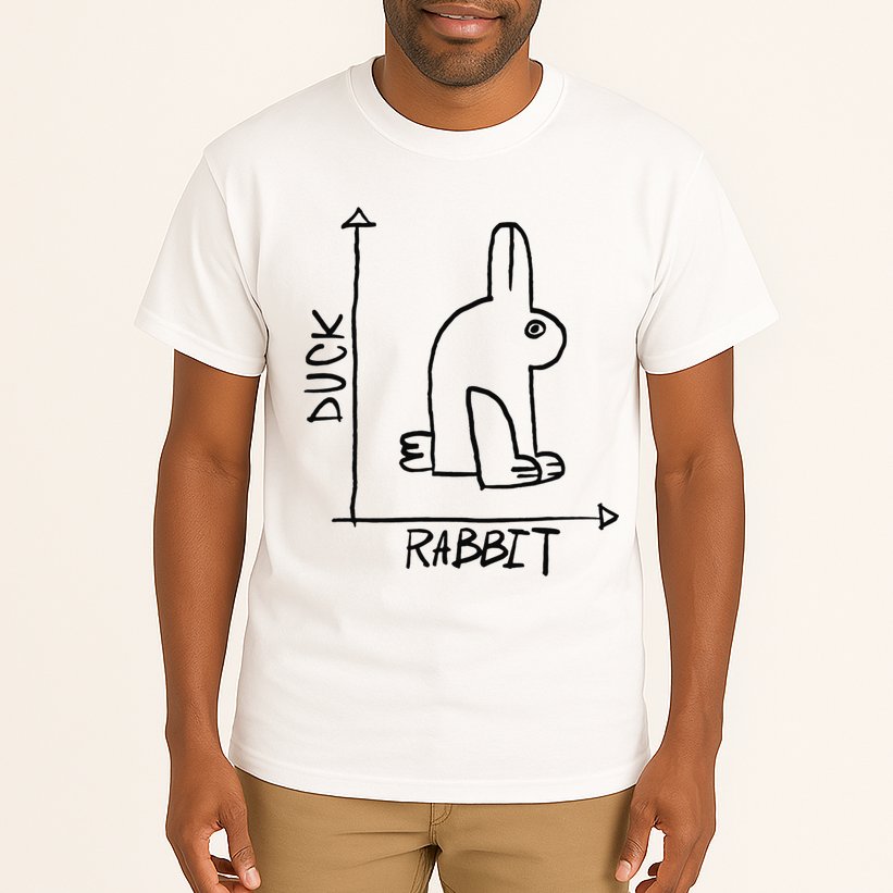 Funny Science Nerd Duck Rabbit Physics Math Geek Tall T-Shirt