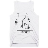 Funny Science Nerd Duck Rabbit Physics Math Geek Tank Top