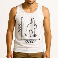 Funny Science Nerd Duck Rabbit Physics Math Geek Tank Top