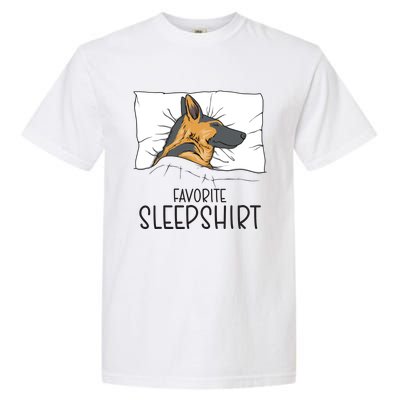 Favorite Sleepshirt Napping German Shepherd Pajama Garment-Dyed Heavyweight T-Shirt