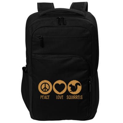 Funny Squirrel Novelty Design Squirrel Lover Impact Tech Backpack