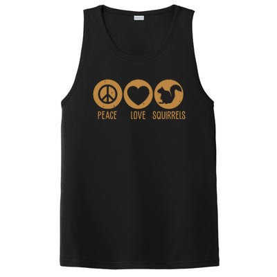 Funny Squirrel Novelty Design Squirrel Lover PosiCharge Competitor Tank