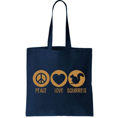 Funny Squirrel Novelty Design Squirrel Lover Tote Bag