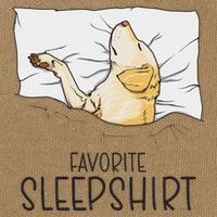 Favorite Sleep, Napping Labrador Pajama Cotton Canvas Backpack