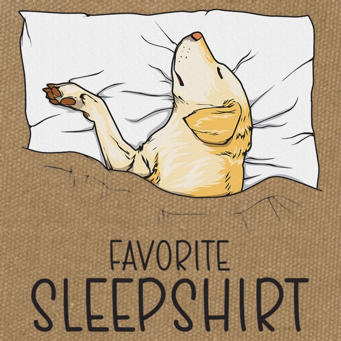 Favorite Sleep, Napping Labrador Pajama Cotton Canvas Backpack