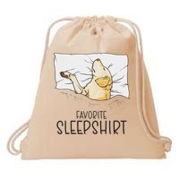 Favorite Sleep, Napping Labrador Pajama Drawstring Bag