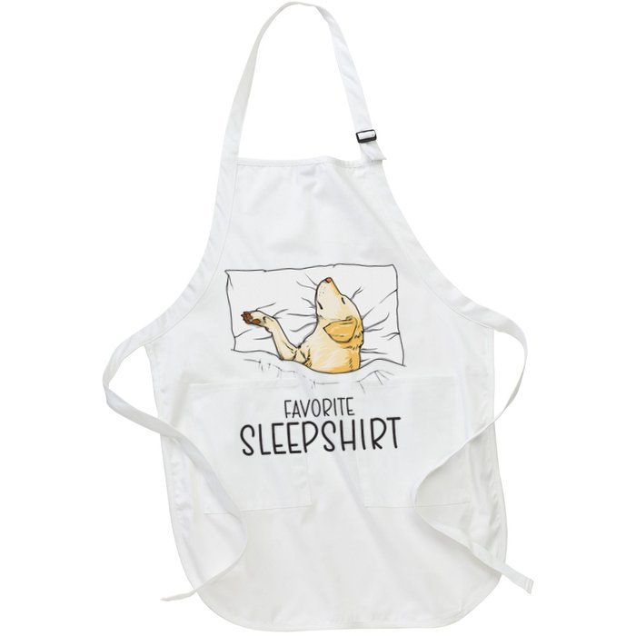 Favorite Sleep, Napping Labrador Pajama Apron