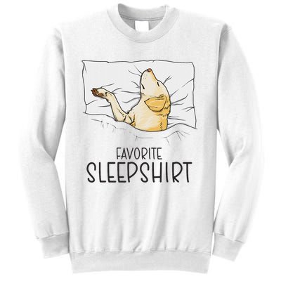 Favorite Sleep, Napping Labrador Pajama Sweatshirt