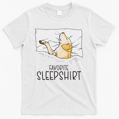Favorite Sleep, Napping Labrador Pajama T-Shirt