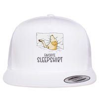 Favorite Sleep, Napping Labrador Pajama Flat Bill Trucker Hat