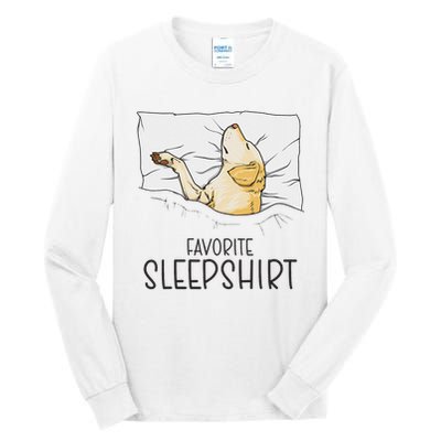 Favorite Sleep, Napping Labrador Pajama Tall Long Sleeve T-Shirt