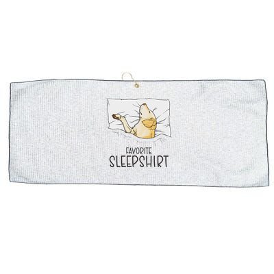 Favorite Sleep, Napping Labrador Pajama Large Microfiber Waffle Golf Towel