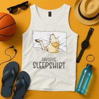Favorite Sleep, Napping Labrador Pajama Tank Top