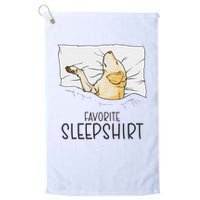 Favorite Sleep, Napping Labrador Pajama Golf Towel