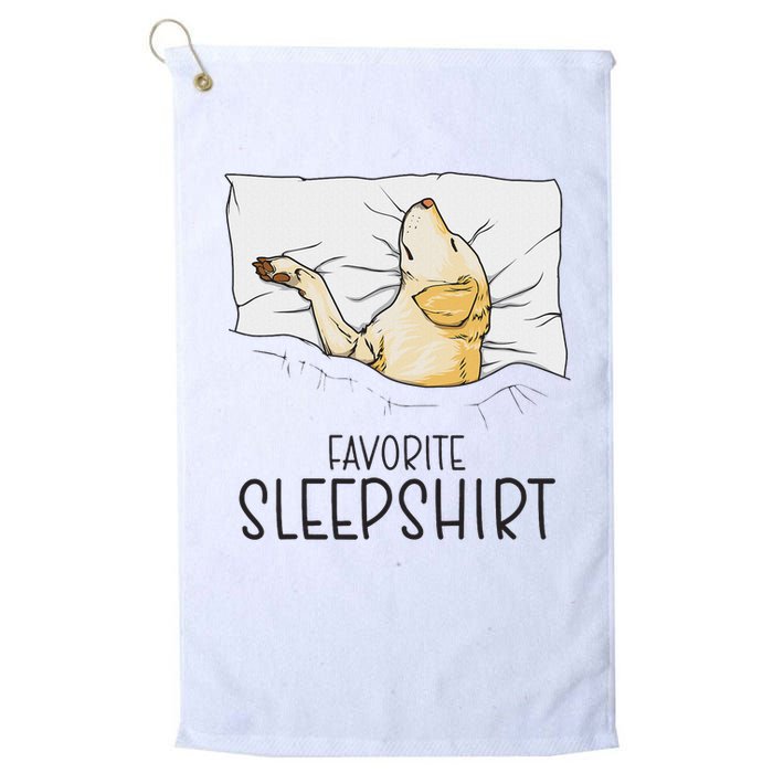 Favorite Sleep, Napping Labrador Pajama Golf Towel
