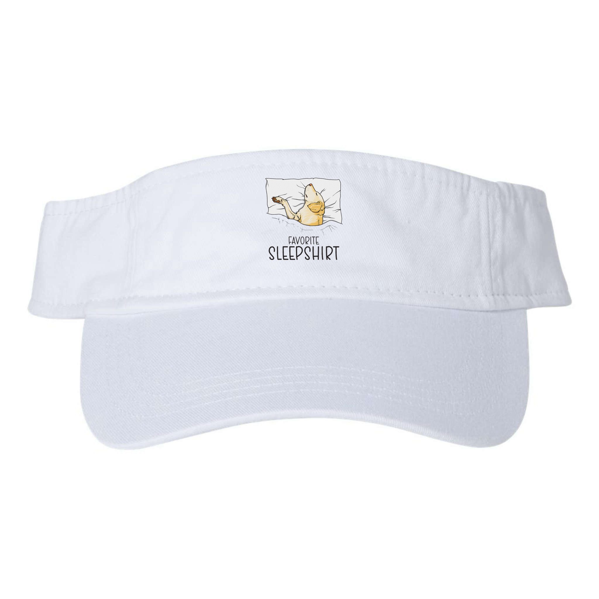Favorite Sleep, Napping Labrador Pajama Visor