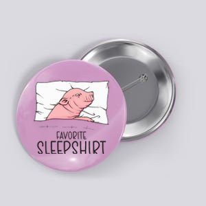 Favorite Sleepshirt Napping Pig Piglet & Piggy Pajama Button