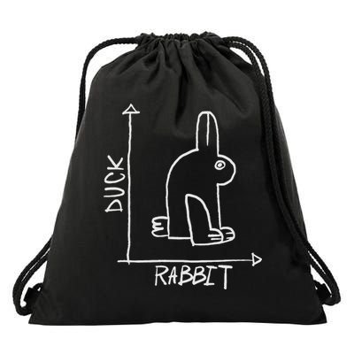 Funny Science Nerd Duck Or Rabbit Physics Math Geek Drawstring Bag