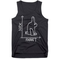 Funny Science Nerd Duck Or Rabbit Physics Math Geek Tank Top