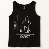 Funny Science Nerd Duck Or Rabbit Physics Math Geek Tank Top